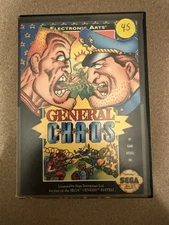 General Chaos Sega Genesis 1993 Complete in Box with Manual, Tested Working!