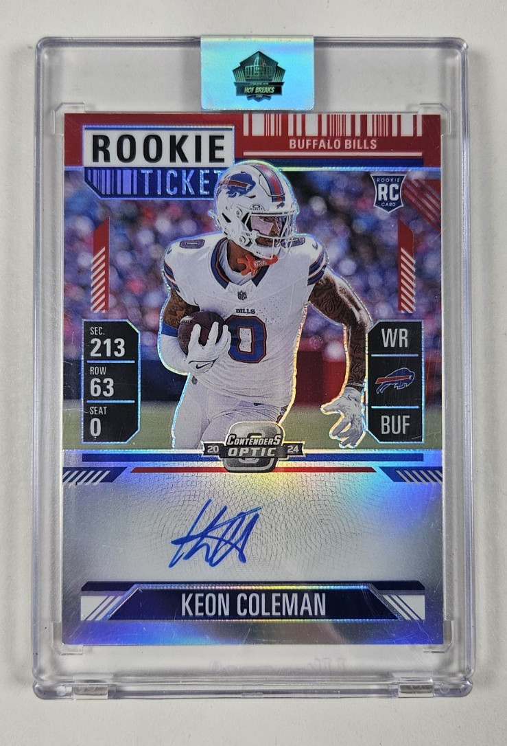 2024 Contenders Optic - Rookie Ticket RPS Auto Keon Coleman Red Prizm 126/175