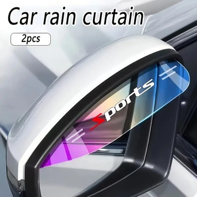 2x  Sport Auto Rückspiegel Regenschutz Sonnenblende Aussenspiegel Univers Design