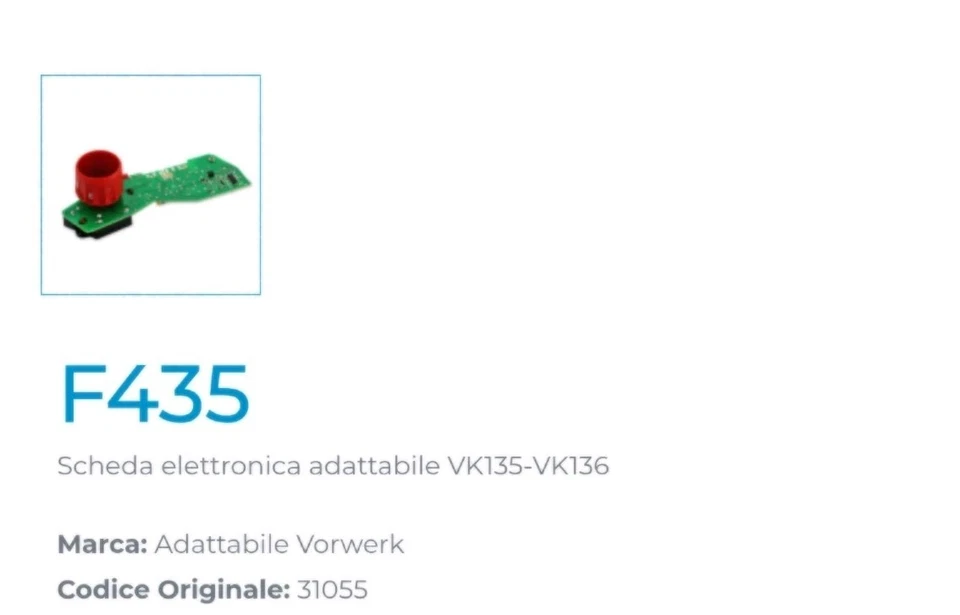 SCHEDA ELETTRONICA PER FOLLETTO VK 135/136 COMPATIBILE DI ALTA QUALITÀ TESTATA. - Immagine 2 di 2