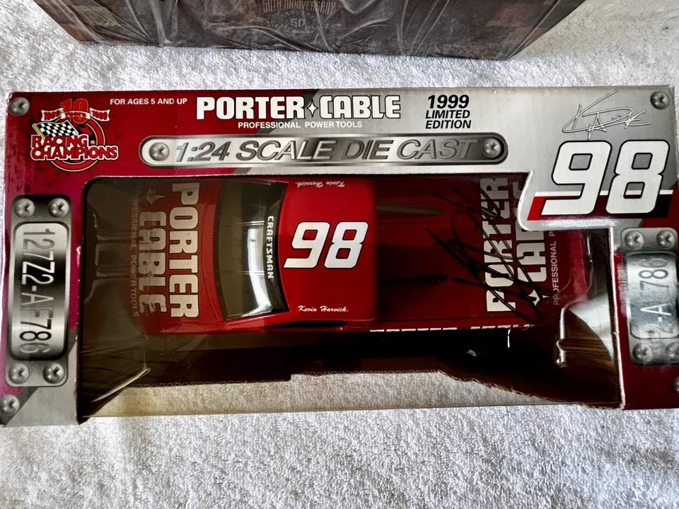 LOT Kevin Harvick 1/24 Signed Porter Cable/AC Delco - Image 2 of 4