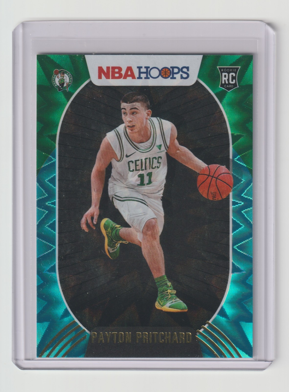 2020-21 NBA Hoops Payton Pritchard RC Teal Explosion