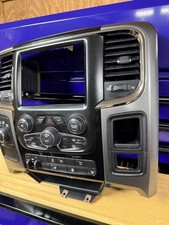2013-2018 Dodge Ram 1500 Center Dash Radio Panel Bezel Trim Ac Control 4wd Shift