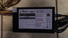 Logisys PS480D-BK 480W Black ATX Power Supply ATX20/24 Serial ATA untested
