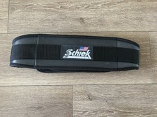 Schiek Lifting Belt Size Large L . Black Belt Lumbar and Abdominal Support. New