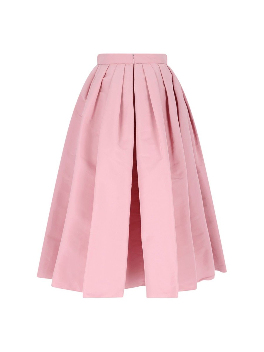ミニスカート Mcqueen Fitted Ribbed Skirt With Flared Ruffle Hem s-l1200.jpg