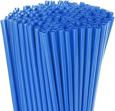 250Pcs Disposable Plastic Drinking Straws - Straight - 10 X 0.28 Inch for Kitche