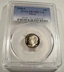 2000-S 10c SILVER PCGS PR70DCAM ROOSEVELT DIME PROOF DEEP CAMEO PR 70 DC