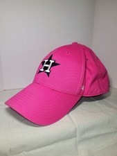 Kids Houston Astros Hat Cap '47 Brand Pink Adjustable StrapBack Youth