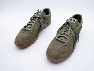 PUMA Suede Homme Baskets Chaussures de Loisirs Vert Taille 46 Eu Art 37169-70 - Photo 1/4