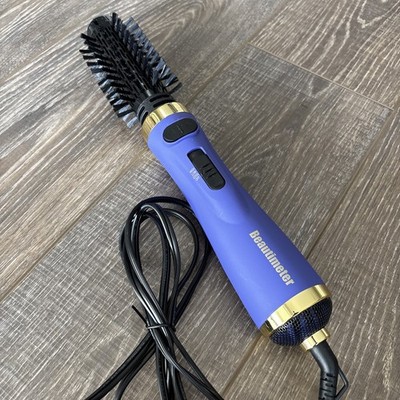 Beautimeter Hair Dryer Brush Purple , 3-in-1 Round Hot Air Spin Brush