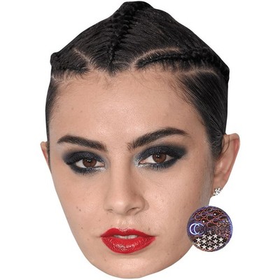 Charli XCX (Make Up) Celebrity Mask, Flat Card Face, Fancy Dress Mask
