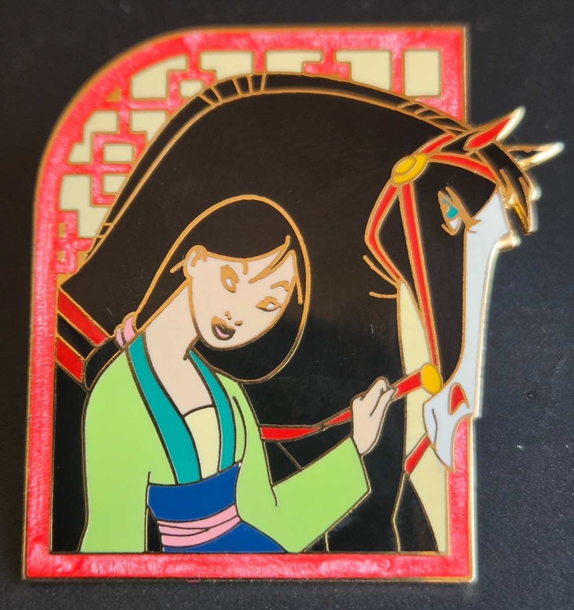 DISNEY PIN 2005 MULAN & KAHN OFFICIAL PIN TRADING 2005