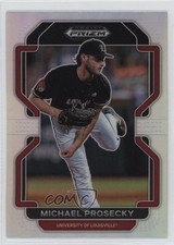 2022 Panini Prizm Draft Picks Silver Prizm Michael Prosecky #PDP176 0u66