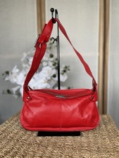 Borsa da sera Emporio Armani rossa vera pelle vintage borsetta