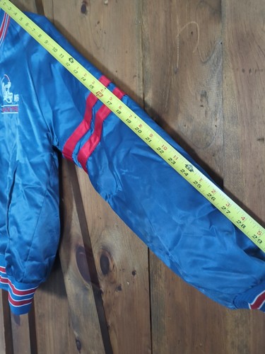 Vintage NFL Chalk-Line NEW YORK GIANTS Satin Windbreaker Bomberjacke Gr. Small - Bild 10 von 23
