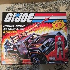 Hasbro G.I. Joe Retro Collection Cobra Stinger with Cobra Officer Action Figures