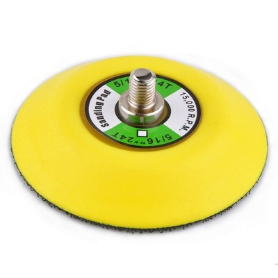 3-Inch Dual-Action Hook & Loop Fastener Flexible Backing Plate, 3'' Polishing ...