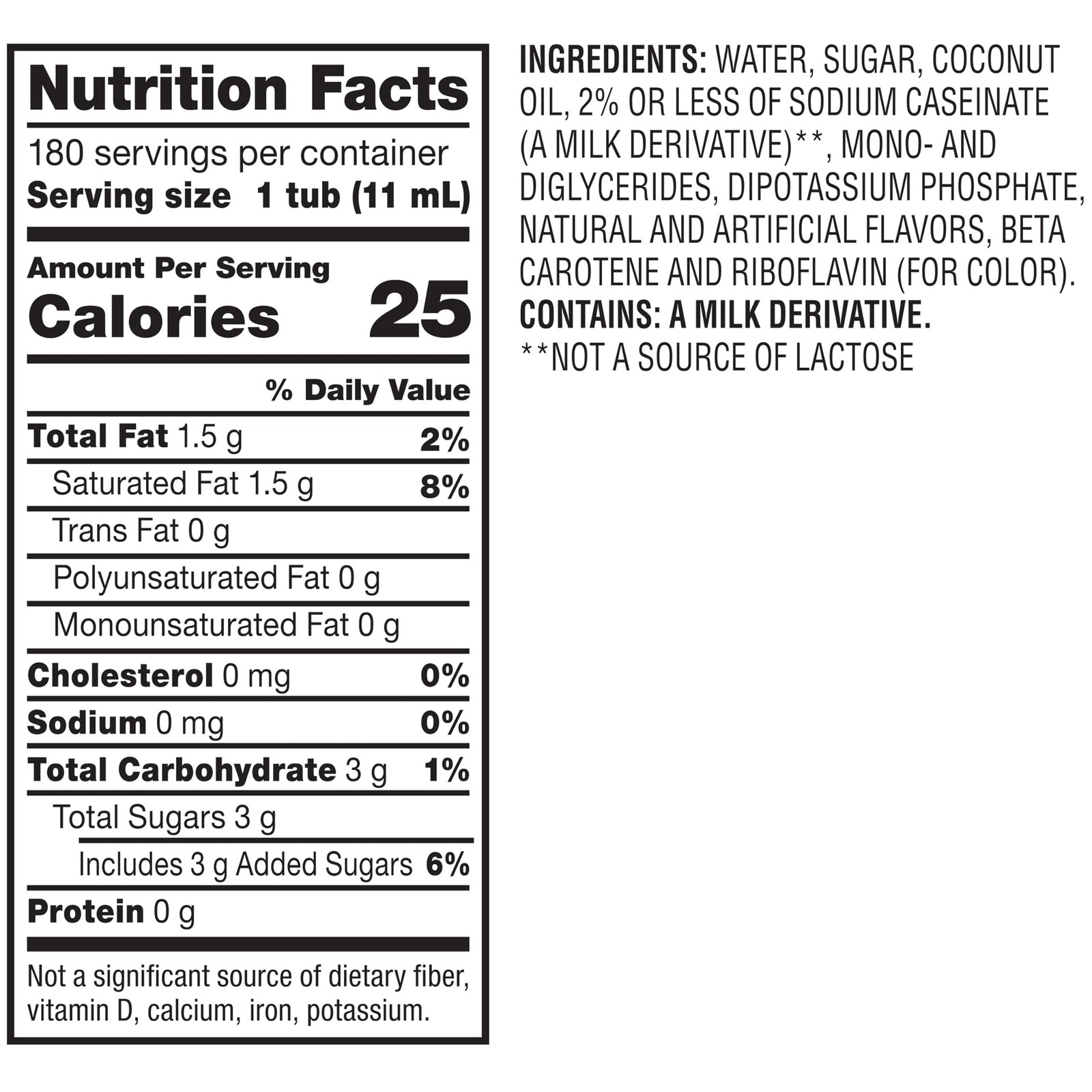 Coffee Mate French Vanilla Non Dairy Creamer Singles Box of 180 Liquid Creamers