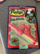 VINTAGE TOYS SLIDE WHISTLE BIRD FLUTTERS WARBLE SOUND EFFECT JA-RU INC Item 5465