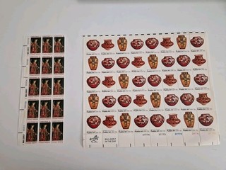 USA Bögen mit Briefmarken xx siehe Bilder.