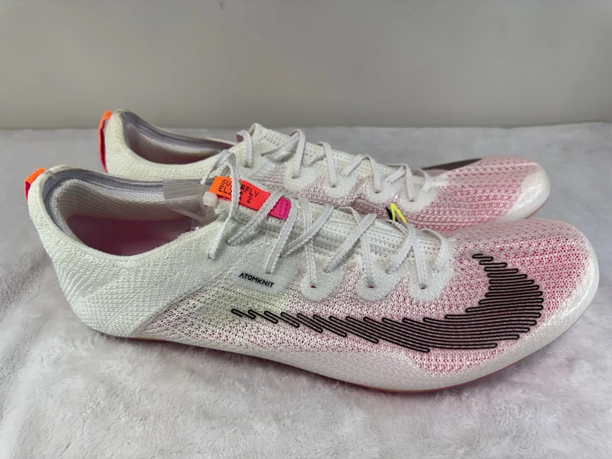 Nike Zoom Superfly Elite 2 Rawdacious White Black Pink‎ DJ5391-100 Men’s 15 Nike Zoom Superfly Elite 2 Track Spikes Rawdacious White  main image 2