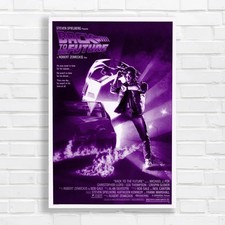 Back to the Future Sci-Fi Time Travel Movie Canvas Print Large Picture Wall Art