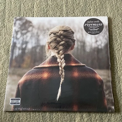 Taylor Swift - Evermore LP Green Vinyl Record NEW SEALED