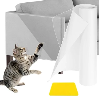 COBEE Cat Scratch Couch Furniture Protector Cat Scratch Pad Self-Adhesive 236x11.8