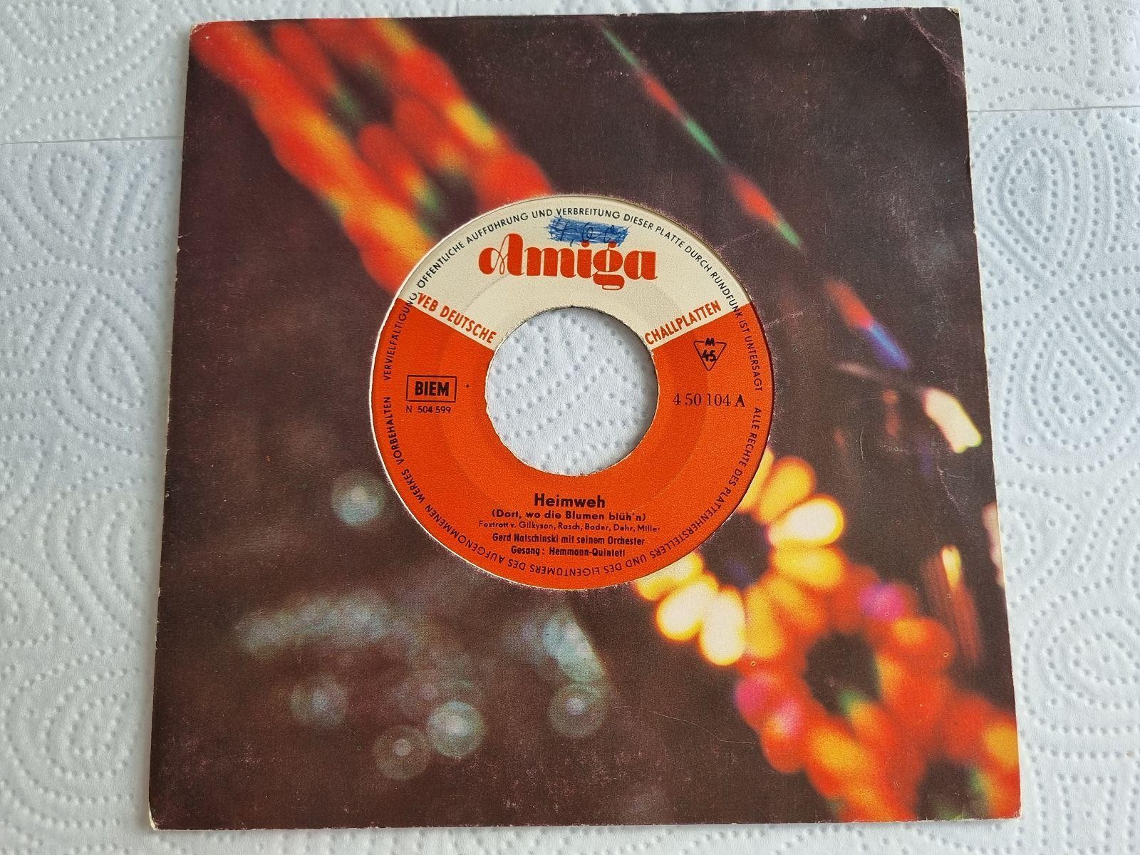 Hemman-Quintett/Brigitte Rabald - Heimweh/ Das ist Liebe 7'' Vinyl Amiga