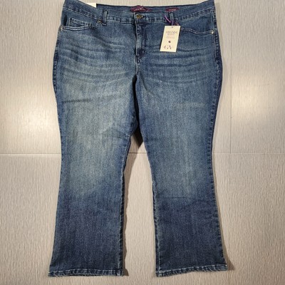 Gloria Vanderbilt Jeans Womens Size 22w Short Amanda Boot  Medium Wash