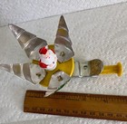 Vintage 1950S Tin Litho Christmas Tree And Santa Spinning Push Toy Marked Japan — photo 4