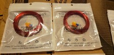 Pandahall Elite Aluminum Craft Wire 2 Rolls. Red Color