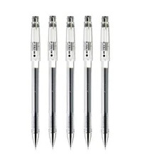 Pilot Hi Tec C Gel Ink Pens 0.4Mm And 0.3Mm Ultra Fine Point Set Of 5 Black
