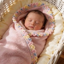 Handmade Newborn Polar Fleece Baby Blanket