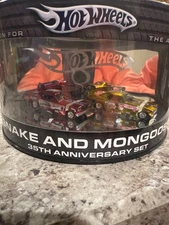 Hot Wheels Snake & Mongoose 70s Dragster Funny Cars 35th Anniversary Box Set MT