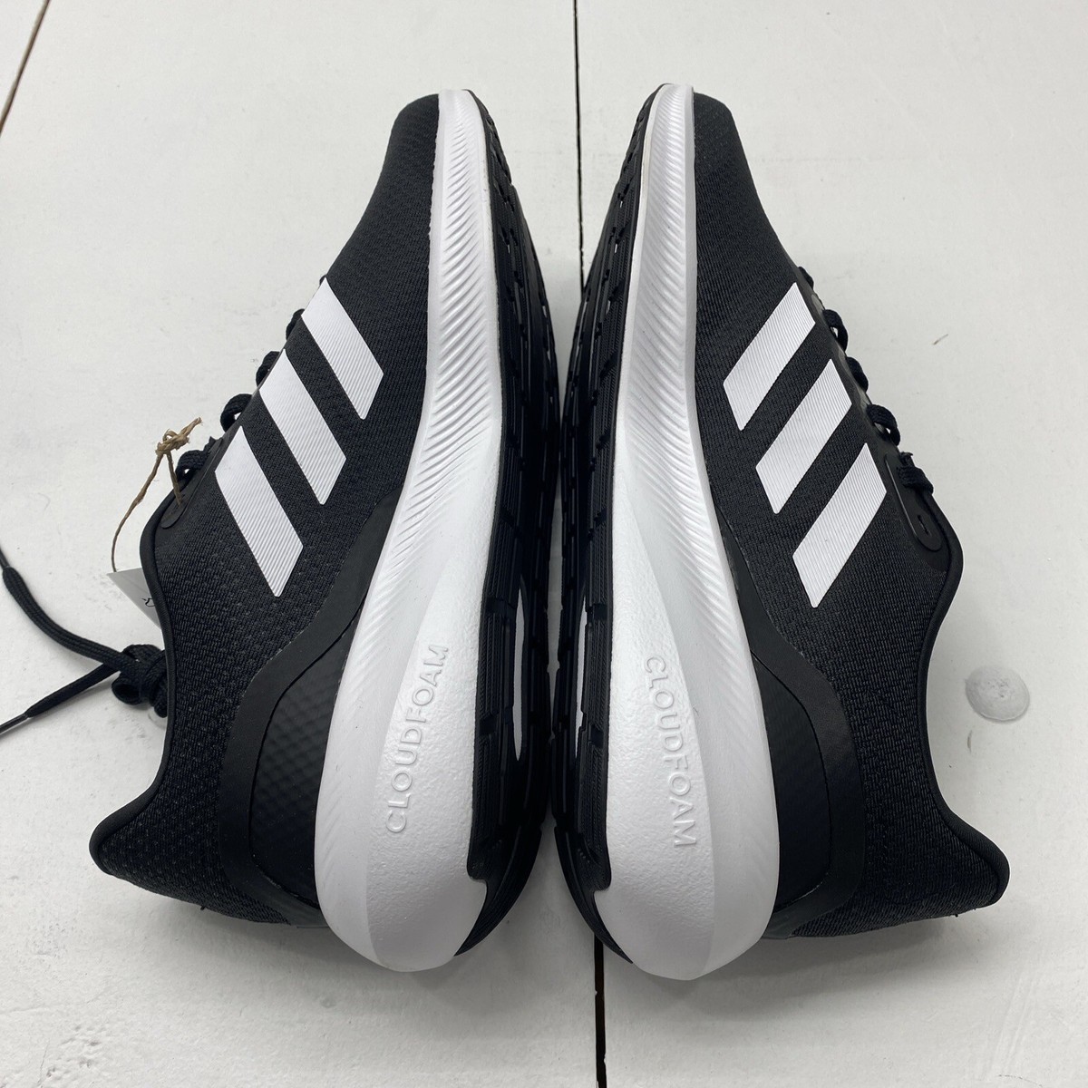 Adidas‎ Runfalcon 3.0 Mens Running Shoes Black White Sneakers HQ3790 Size 11 adidas HQ3790 Run Falcon 3.0 Black White Black Mens Size  main image 3