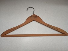 Vintage Peerless Dye Works Wooden Advertising Hanger Santa Monica CA