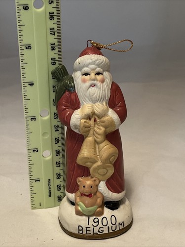 1900 Belgium Santas Of The World Ornament Figurine 6.5”LOOMCO 1993 - Picture 2 of 7
