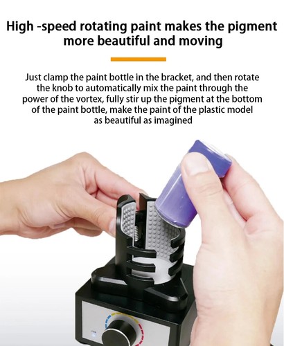 Electric Paint Stirrer Mini Tabletop Stirrer DIY Hobby Modeling Tools - Picture 9 of 13