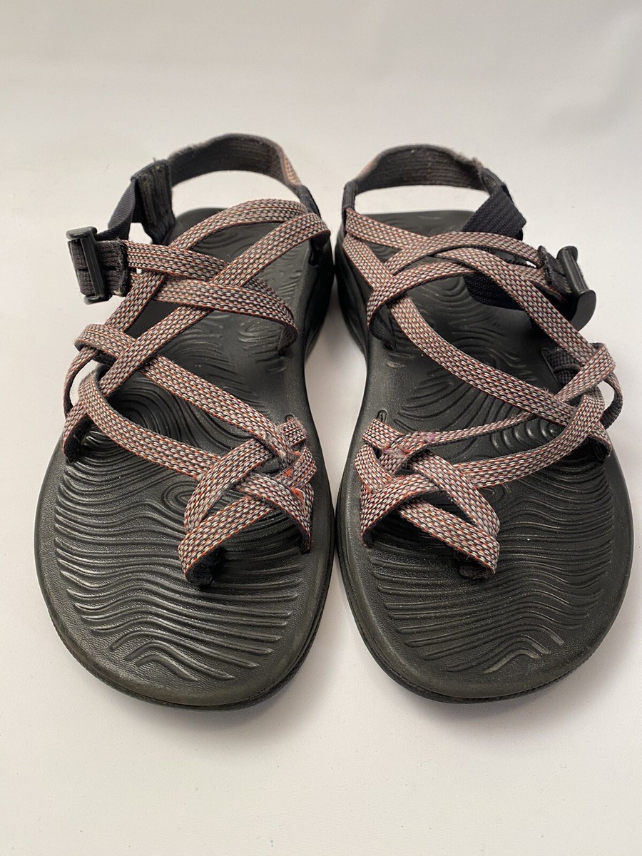 Chaco Black Sandals with Brown Patterned Straps Chaco Men main image 4