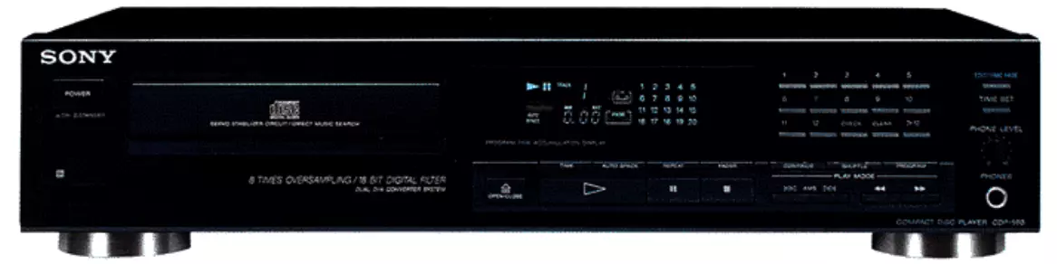 ☆SONY CDP-590 CDプレイヤー。￥27,800