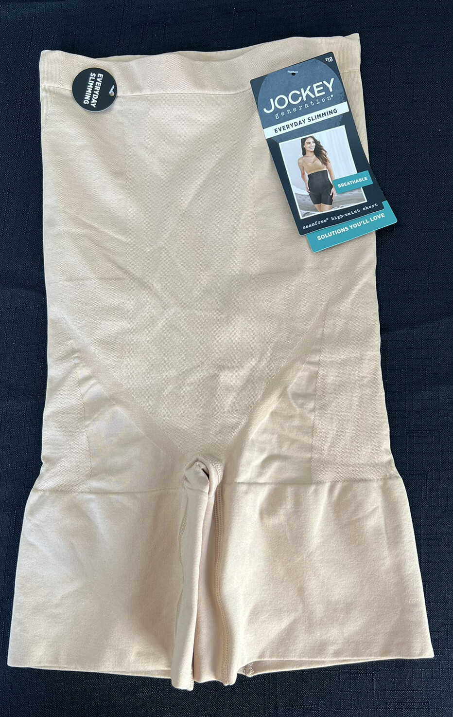 Jockey Generation Women's Slimming HighWaist Shorts Beige S eBay
