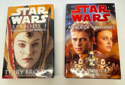Star Wars, Episode 1,2  Hardcover First Edition Book Lot 1st Edition