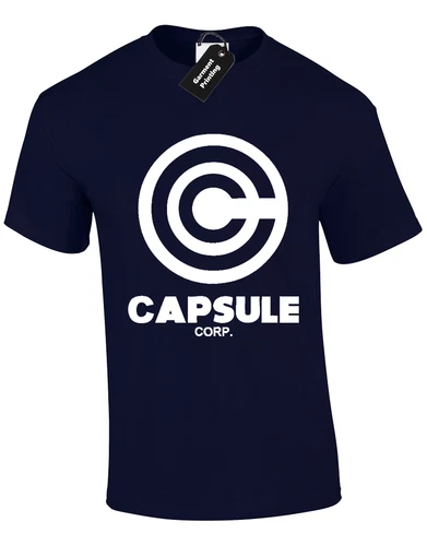 Capsule Corp Dr Brief Z Fighters Goten Trunks Anime Unisex T-Shirt - Picture 6 of 9