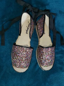 colorful sequin shoes
