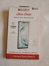 Zagg Invisible Shield Ultra Clear Maximum Clarity for Samsung Galaxy Note 10