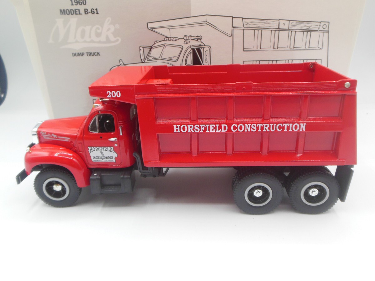 Scarce First Gear 19-1897 1960 Model B-61 Mack Dump Truck