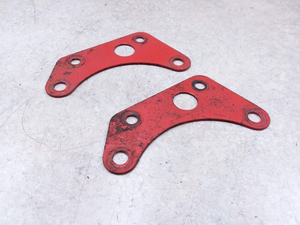 Honda 80 XR XR80 Engine Frame Motor Mount Bracket Pair 1982 ANX-C — 第 3/4 张图片