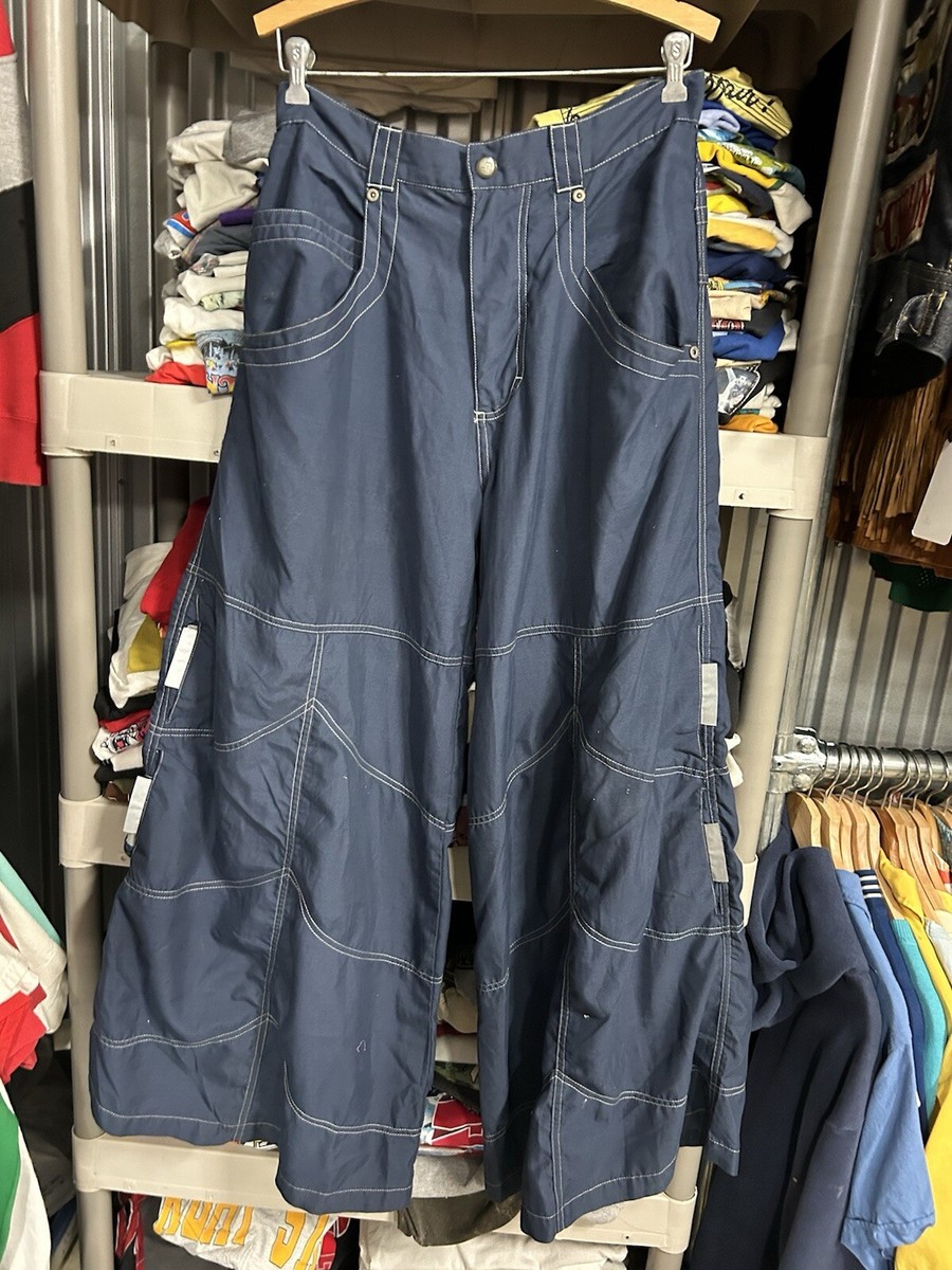 VTG Kikwear Baggy Wide Leg Nylon K-net rave pants neon rave VTG Kikwear Baggy Wide Leg Nylon K-net rave pants neon rave